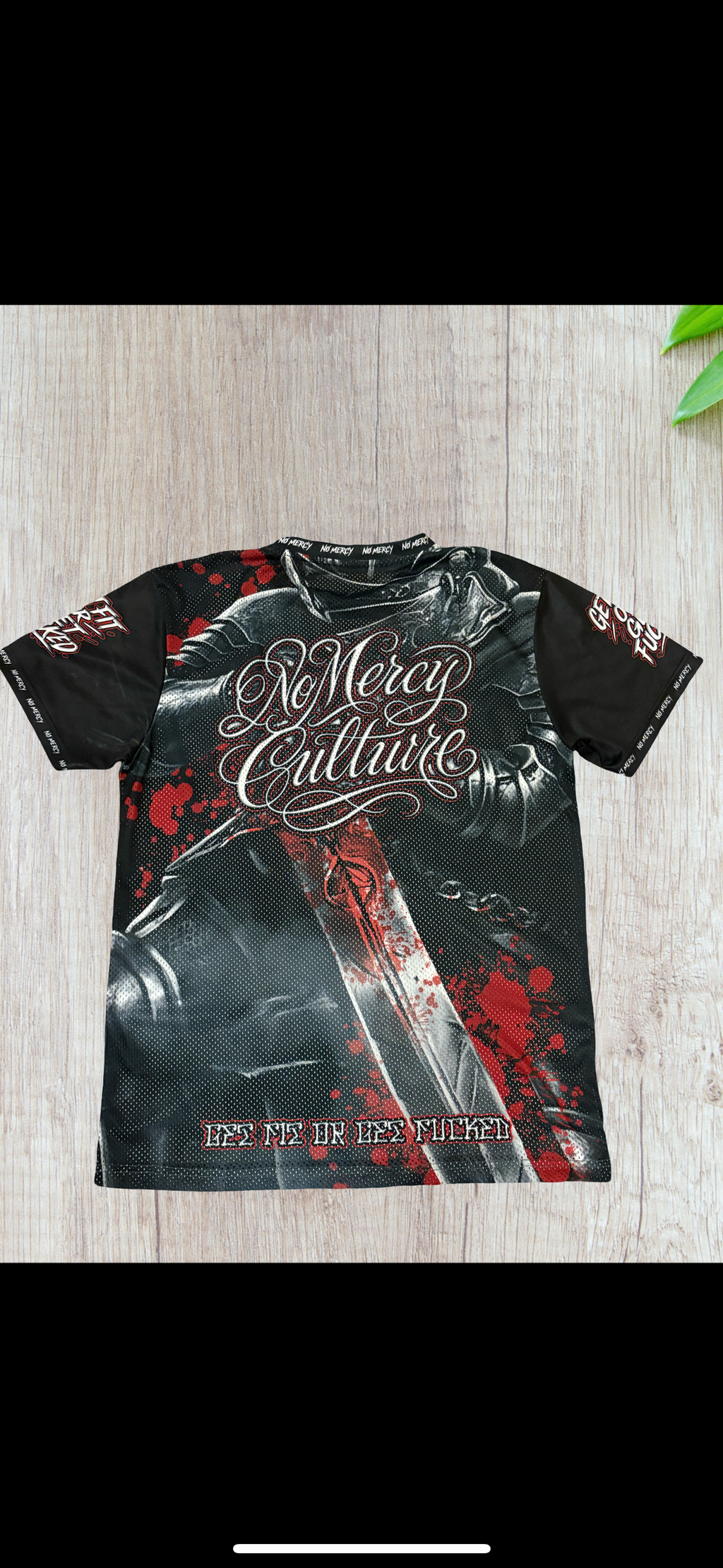 🛡️ No Mercy Culture – “Death Before Dishonour” Warrior Tee - Limited Edition