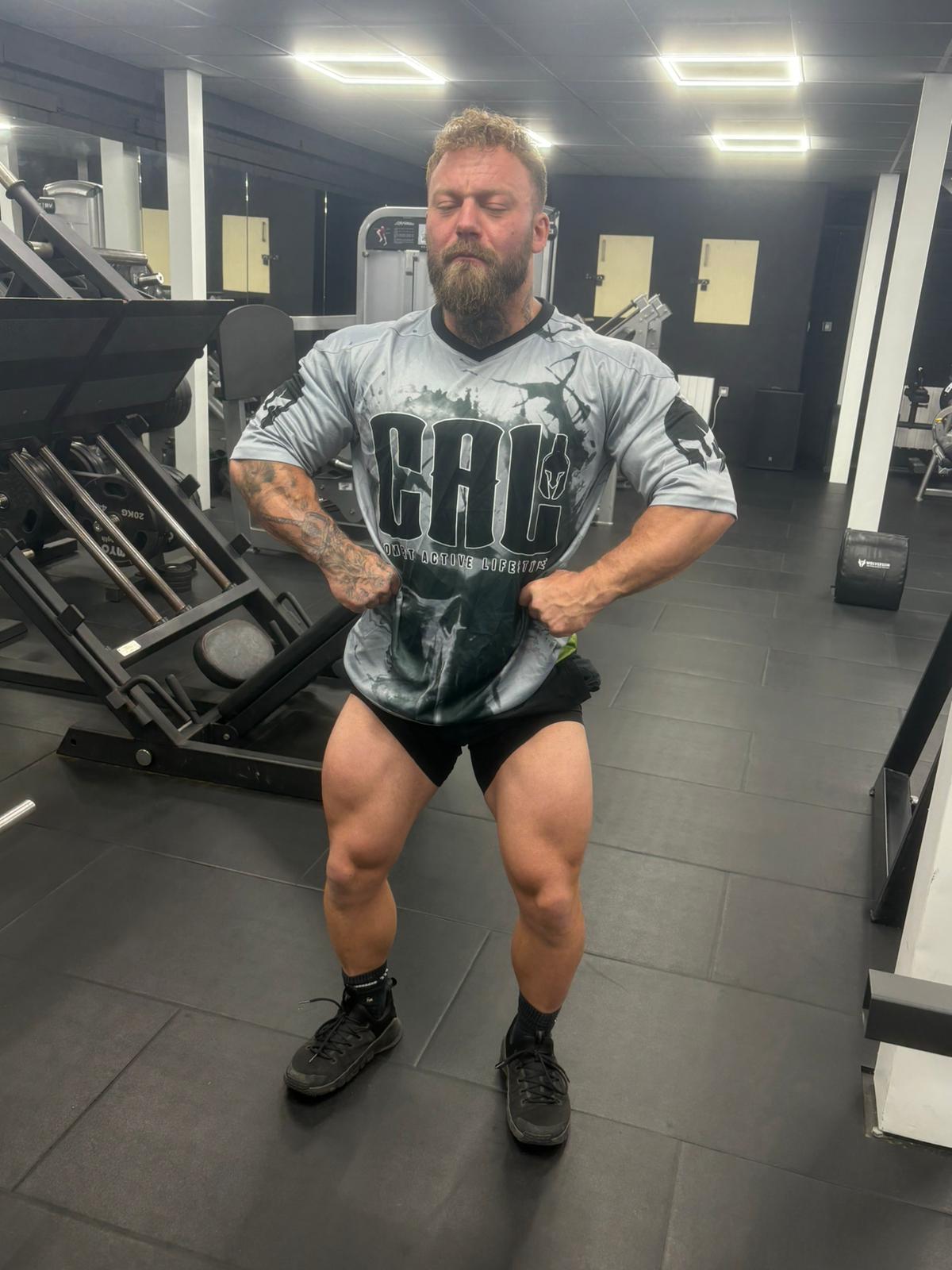 CAL – Combat Active Lifestyle Oversized Gym T-Shirt